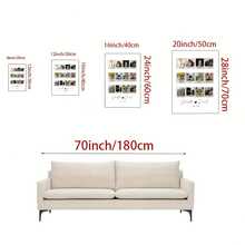 1 Stück Personalisierte 12-Monats-Paar-Fotocollage - Personalisierte Canva-Vorlage mit Namen, Jahrestags-Datum, monatliche Erinnerungen, druckbares Liebesgeschenk, geeignet für Badezimmer-Dekoration, Küchen-Dekoration, Wohnzimmer-Dekoration, Schlafzimmer-Dekoration, optionaler Rahmen - Verschiedenfarbig - Übersicht 4