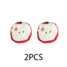 NYXIA 1/2pcs Kawaii Cartoon Apple Plush Coin Purse Girl Cute Plush Coin Wallet Key Storage Bag Holiday Party Gifts Mini Wallet Summer - Multicolor - View 13