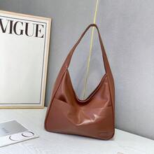 Borse a tracolla da donna - Marrone cioccolato [stile cerniera] - Visualizzare 9