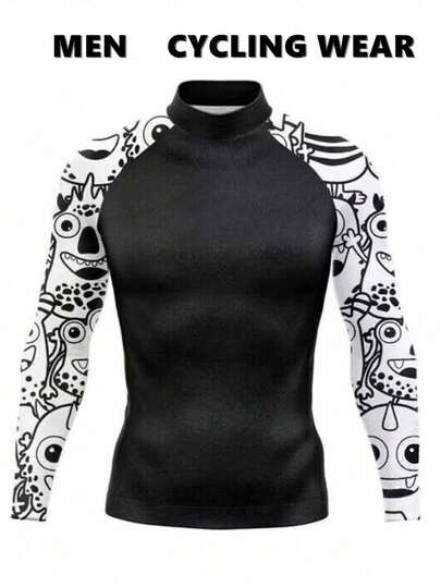 Men's Swimsuit Swim T-Shirt Beach Swimsuit Summer Long Sleeve Surf Swimsuit Tops Surf Wear