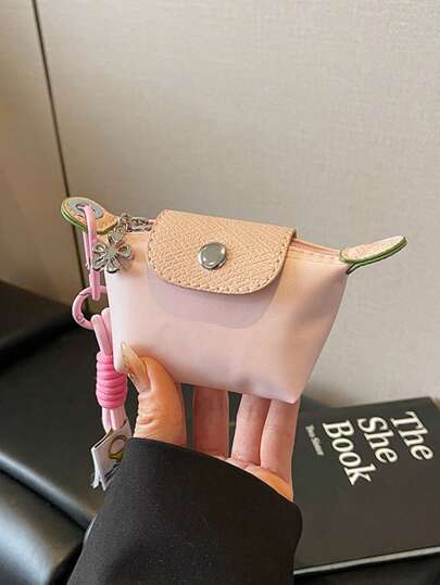 Monedero mini minimalista de moda para mujer, a juego con varios colores de bolso, también adecuado como un pequeño regalo para amigos. Este monedero se puede usar como billetera de mujer, billetera mini, embrague o monedero de cambio.