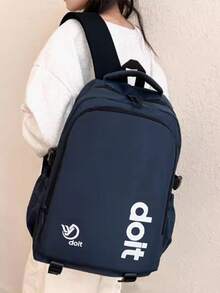 Mochilas para Estudiantes, Mochila de Viaje, Mochila Impermeable, Mochila para Laptop Mochila Portatil de14 Pulgadas, Gran Capacidad, Mochila Casual para Mujeres y Hombres - Azul - Ver 3