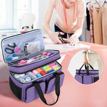 BAFASO Sewing Bag Large Sewing Accessories Organiser Bag Sewing Bag for Sewing Machine Accessories Sewing Accessories Storage Bag Sewing Storage Bag for Travel Purple - Violett - Übersicht 5