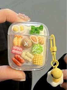Creative Cute 3D Vegetable & Food Design Apple Earphone Case - Three-dimensional Vegetable Food - View 2
