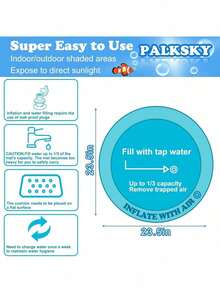升级加厚防滑猫咪戏水垫，室内猫咪专属清凉戏水垫，互动猫玩具，让猫咪独立玩耍