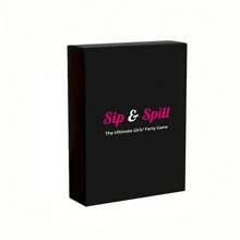 Sip&Spill-Board Game Card, Couples, Date, Party, Wonderful Game, Party Entertainment Game Card, Suitable Holiday Gift, Card Game, Women's Night Game, Party Game