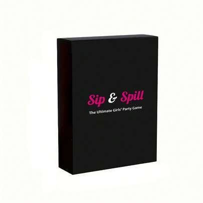 Sip&Spill-Board Game Card, Couples, Date, Party, Wonderful Game, Party Entertainment Game Card, Suitable Holiday Gift, Card Game, Women's Night Game, Party Game