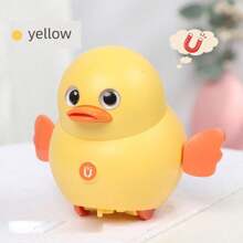 Musical Mother Duck With Baby Crawling Toy Electromagnetic Follow-Up Learning Walker, Best Gift For 6-12 Months Babies, Suitable For Christmas/Birthday/Party