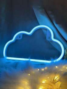 1 đèn neon hình đám mây LED có móc treo tường, đèn neon biển hiệu thiết kế hình đám mây dùng pin và USB, thích hợp để trang trí bàn, trang trí phòng ngủ, trang trí tường phòng trẻ em, trang trí tiệc cưới, trang trí ký túc xá sinh viên, trang trí phòng trò chơi, quà tặng sinh nhật cho bạn bè, quà tặng Giáng sinh - trắng - Xem 11