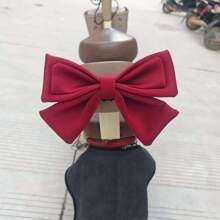 1pc Detachable Bowknot Motorcycle Helmet Decoration, Delicate Cute Girl Style Accessory For Bike Cycling