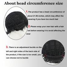 [Stylish Pixie Cut Wig] Natural Black Short Body Wave Pixie Cut Wig For Women High-Temperature Synthetic Fiber Comfortable Rose Net Cap Versatile & Stylish Layered Design - Black - View 5