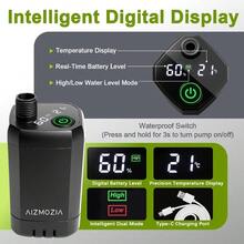 Rechargeable Camping Shower Pump 9000mAh Portable Shower For Camping 4 Sprayer Modes Electric Outdoor Shower Head IPX7 Waterproof USB Battery Powered Kit With 5 Gallon BucketandFoot Pad - 黑色 - 查看 5