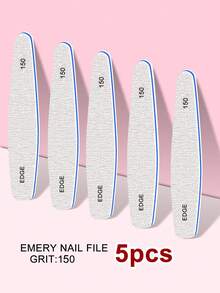 专业指甲锉和抛光块套装，适用于亚克力凝胶指甲和天然指甲，双面砂纸指甲锉和抛光块，可水洗，100/150/180/220/240/280/1000/4000目 - 白色 - 查看 10