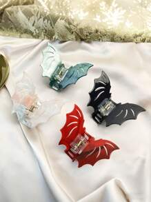 1 buc clemă de gheare de păr personalizată, clemă de gheare de liliac personalizată de Halloween, gheară de păr de animal amuzant, accesoriu de păr drăguț pentru coadă de cal, decorare de petrecere
