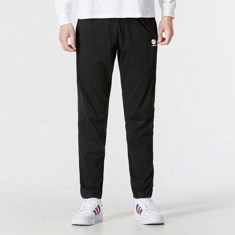 Pantaloni da uomo Adidas, allenamento sportivo fitness casual con logo piccolo, pantaloni comodi HM1995