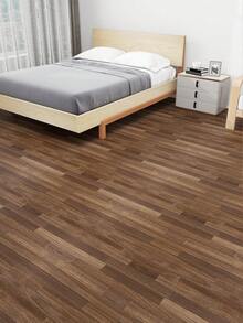 1卷，宽40厘米（15.75英寸），多种长度和颜色可选。自粘式，撕开即可粘贴，可移除，不留残胶，防水，防滑，耐刮擦。优质PVC乙烯基地板贴纸，简约现代深灰色木纹纹理印花，装饰性强，易于粘贴，适用于厨房、浴室、洗衣房、卧室、客厅、全屋地板翻新、出租房装饰。 - 彩色 - 查看 20