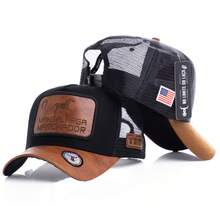 American Country Trucker Cap ORIGINAL Canvas No Limit Of The Loop Other Vintage Embroidered Fabric Country Cap All - THAM KHẢO 5 - Xem 2