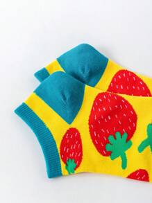 20 Pairs Random Pattern Socks, Simple & Breathable Low Cut Ankle Socks, Women's Stockings & Hosier - Multicolor - View 10