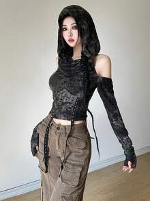 Women Tops - màu đen - Xem 3