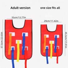 1 Set Outdoor Tail Chasing Interactive Game, 5 Reusable Tails, Family/Yard Kids Activities, Outdoor Beach Group Challenge Game