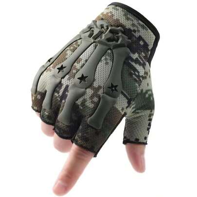 1 par de guantes sin dedos para ciclismo al aire libre, deportes y fitness
