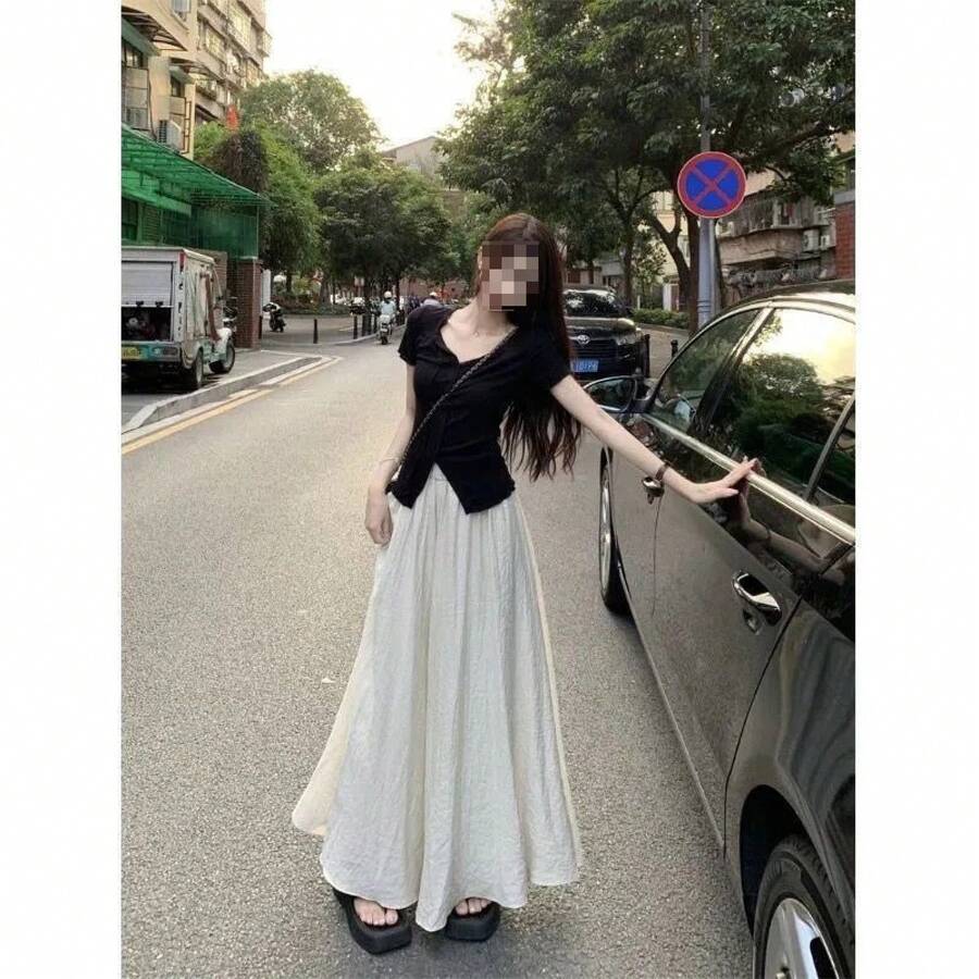 Clothes Sorting - Top negro [pieza única] - Ver 1