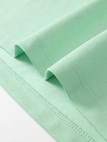 Men Summer Outfits - The British Style Is Here! Contrasting Color Polo Shirt With "ENGLAND" Letters And Embroidered Union Jack, The Display-Style Presentation Fully Showcases The Product, Creating A High-End Outfit. - Green - View 6