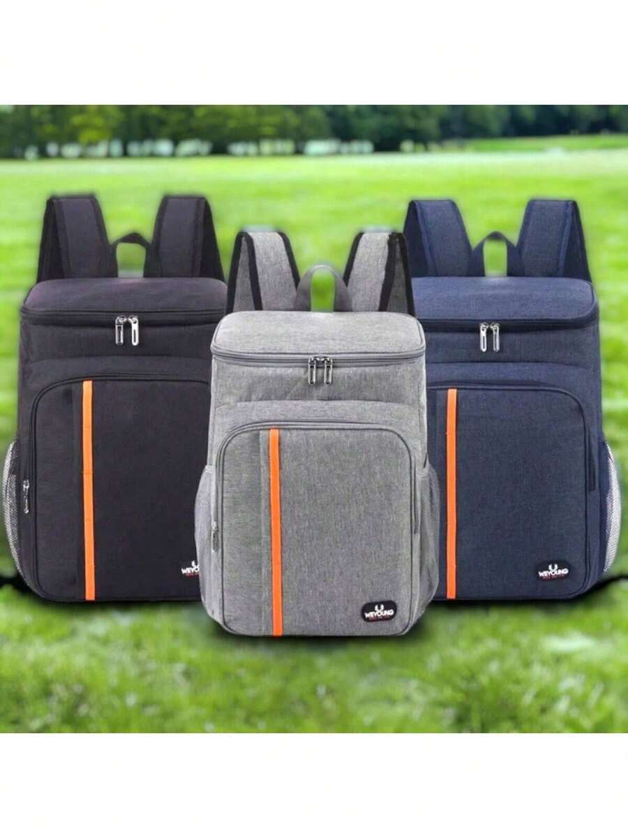 Thermal Backpack Cooler Capacity 23L Waterproof Portable Picnic Hot Cold Ref MM.Loja - Multicolor - View 1
