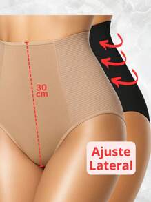 Kit 4 Cintas Modeladora Pala Na Lateral Pós Parto Pós Operatório - Manu