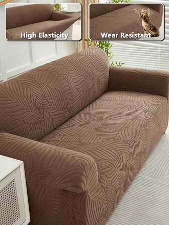 1PC Jacquard Sofa Covers Santi-Dirty Modern Sofa Slipcovers Simple Style Sofas Set For Living Room Bedroom Outdoor Sofa Protective Cover L Shape Combination Chaise Longue 1/2/3/4 Seater Cushion Covers Home Decoration Sofa Couch