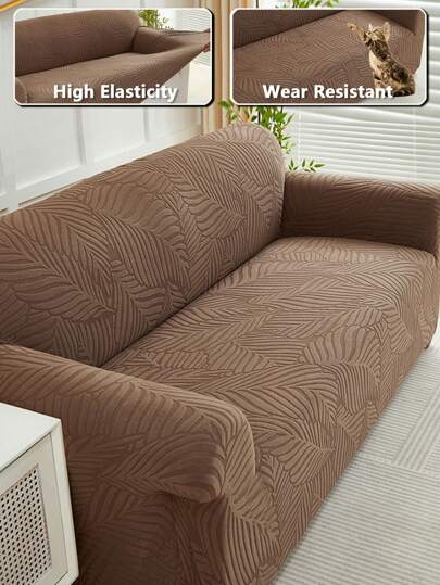 1PC Jacquard Sofa Covers Santi-Dirty Modern Sofa Slipcovers Simple Style Sofas Set For Living Room Bedroom Outdoor Sofa Protective Cover L Shape Combination Chaise Longue 1/2/3/4 Seater Cushion Covers Home Decoration Sofa Couch