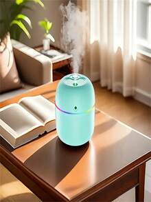 Humidificador de aromaterapia portátil USB - Adaptabilidad multiambiental, aire hidratante, luces LED relajantes, colores vibrantes, difusión continua de fragancias para una atmósfera relajante