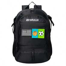 SEYATULLH Soccer & Basketball Sports Bag For Man With Ball Pump - Basketball Backpack With Separate Ball & Shoes Compartment, Soccer Basketball Football & Volleyball Bag With Large Capacity