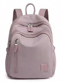 Women's Fashion Small Backpack - Mauve Purple - View 1
