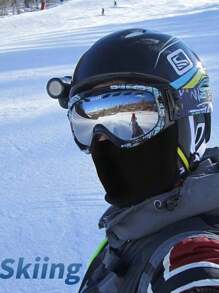 1pc Unisex Balaclava Face Mask, Camouflage Print Design, Breathable, Suitable For Outdoor Activities Such As Travel, Cycling, Hiking In Spring And Summer