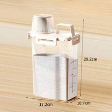 1.7L/2.5L/3L Reusable Detergent Dispenser Sealed Storage Container For Grains And Various Grain Storage