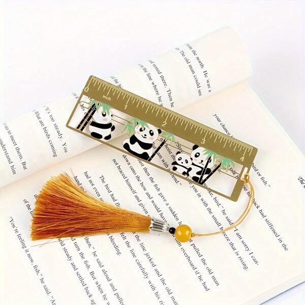 حزمتان من تصميم أصلي لعلامات كتب على شكل حيوانات السلام من النحاس والمسطرة من النحاس الأصفر - طراز رجعي إبداعي مع مقياس بالبوصة، هدايا عيد ميلاد/عيد الميلاد مثالية للقراء والمعلمين وعشاق الطيور (رجال ونساء)