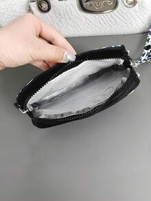 1pcs señoras de nylon compuesto de tela de estilo casual para el uso diario / moda creativa señoras pequeña cartera, billetera pequeña, cartera de estudiante, señoras de regalo, mini cartera, monedero - verde menta - Ver 6