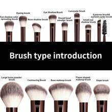 13pcs Makeup Brush Set - Nylon Bristles Foundation Brush, Blush Brush, Eye Makeup Brushes - Fragrance-Free, Suitable For All Skin Types - Portable Travel Set, Ideal For Beginners - Perfect Gift For Parties And Women