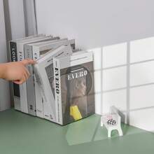 1/4/6 cái chặn sách bằng Acrylic, chặn sách trong suốt cho kệ, sắp xếp chặn sách trong suốt, giá đỡ sách trang trí, chặn sách cho văn phòng, trường học, sắp xếp máy tính để bàn, kệ sách, sách nặng, đĩa CD, tệp, trò chơi điện tử - Nhiều màu - Xem 5