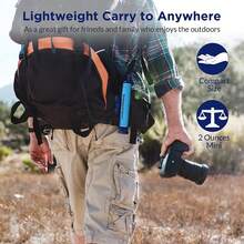 Water Filter Straw Portable Survival Filtering System For Drinking, Hiking, Camping, And Emergency Preparedness - Blue - View 8