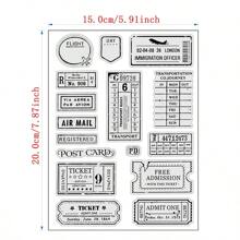 Matrices de découpe en acier au carbone, moule de découpe de timbre commémoratif, outil artisanal en papier pour la découpe de matériaux fins, la décoration de cartes de vœux, l'gaufrage, les projets de décoration d'intérieur