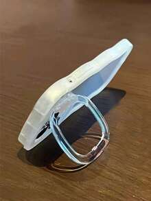 二合一可折叠立波透明外壳兼容 IP16、15 11、12、13、14 Pro Max、14plus/15plus/16plus、XR、11promax 时尚 3D 卷曲防震保护套