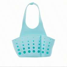 5pcs-Kitchen Adjustable Hanging Storage Bag, Storage Basket, Kitchen Shelf, Sponge Drain Rack Hanging Bag, Kitchen Garbage Filter Bag