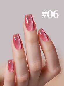 10ml Summer Autumn Nails Halloween Nails Ice Transparent White Brown Pink Glass Bead Cat's Eye Gel Nail Polish Hot Selling Whitening Popular Gel For Nail Salon Nail Art Nail Supplies