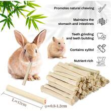 ALQD 240g Chew-Sticks - Sticks Small Animal Chew Toy Bunny Molar Treats Atural Teeth Grinding Toys Squirrel Guinea Pigs Chinchilla - 0.28 Ounce (Pack Of 30) - View 3