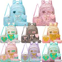 Cute Backpack For Girls Aesthetic Backpack School Backpack For Girls Backpack With Lunch Box Back To School Supplies - Ribbon School Bag - View 1