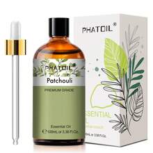 1 pièce Huiles essentielles 100 ml/3,38 fl.oz, Huiles essentielles premium PHATOIL pour diffuseur, humidificateurs, bougies et savonnerie, huiles d'aromathérapie pures pour diffuseurs pour les soins de la peau maison et les parfums DIY