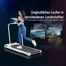 BLACK LORD Smart Walking Pad, 2 In 1 Under Desk Treadmill For Home Office, Portable Walking Jogging Machine With App And Remote Control, Fitness Data Recording