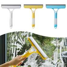 3-In-1 Sprayer Bristle Brush Wiper Strip Window Cleaning Wiper Multifunctional Glass Mirror Wiper Microfiber With Spray Bottle Scrub Home Car Cleaning And Home Cleaning Tools Suitable For Outdoor Gardens Clean Yourself Car Doors, Windows And Windshield Cleaner Portable Easy Storage (White + Yellow + Blue) - Multicolor - View 12